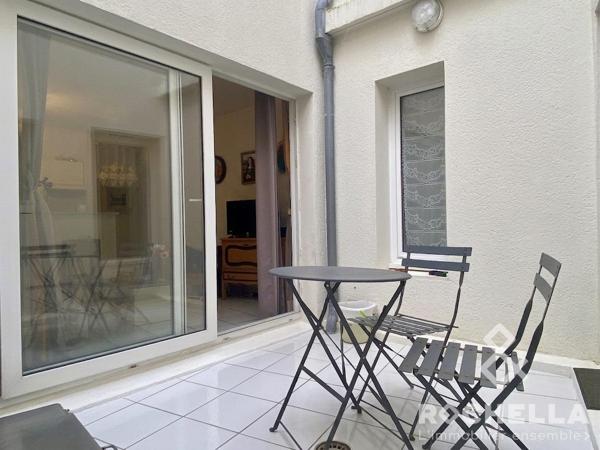 T2 avec cour privative et cave