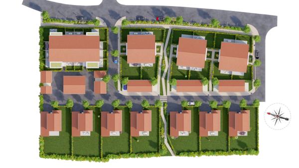 Appartement duplex T3 Villemoirieu 65.3 m² avec garage et jardin privatif