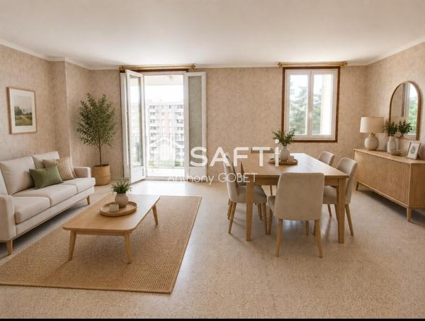 appartement T3 64m2 résidence calme et sécurisée