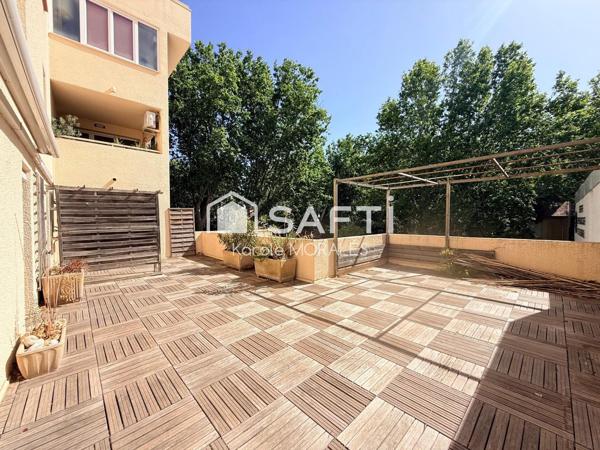PERPIGNAN, QUAI NOBEL, MAGNIFIQUE T3 RENOVE, GRANDE TERRASSE ET PARKING