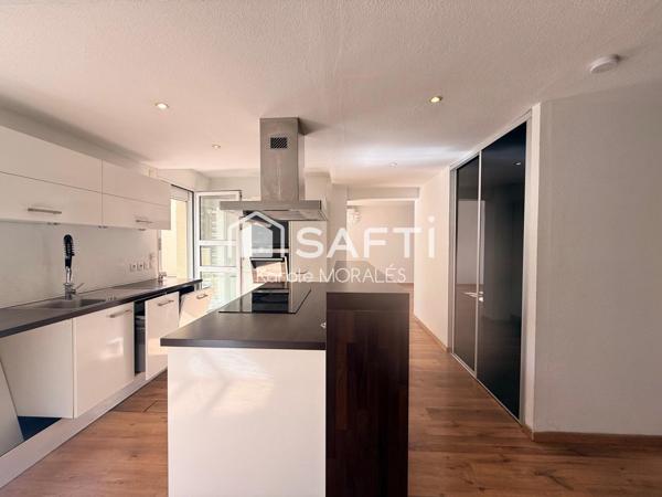 PERPIGNAN, QUAI NOBEL, MAGNIFIQUE T3 RENOVE, GRANDE TERRASSE ET PARKING