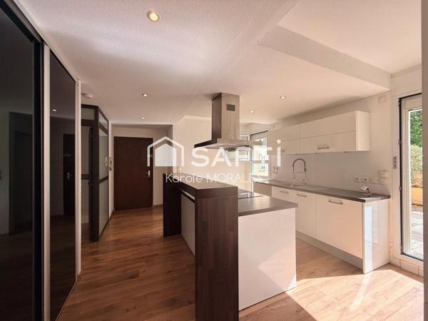 PERPIGNAN, QUAI NOBEL, MAGNIFIQUE T3 RENOVE, GRANDE TERRASSE ET PARKING