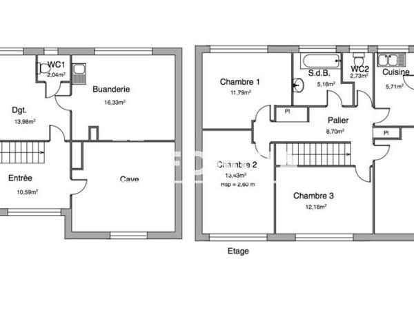 Location Maison 4 pièces 131.5 m² - 11 RUE DES TILLEULS Woippy 57140