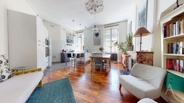 Appartement Musée de Grenoble 4 pièces 105.22 m2 3 chambres balcon