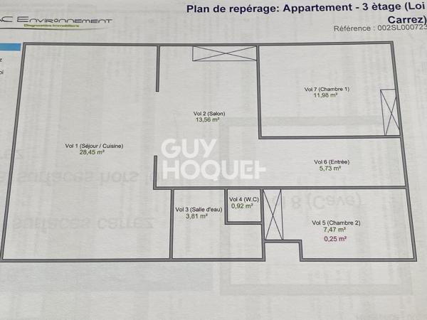 Vente d'un appartement 2 pièces BIS à ALBERTVILLE