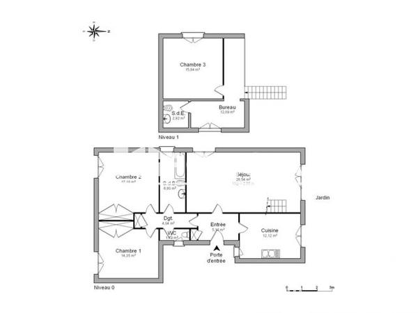 Location Maison 4 pièces 120.5 m² - 31TER CHEM FONTAINES DES CERDA Ramonville St Agne 31520