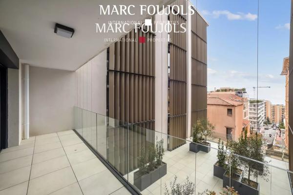 2 pièces neuf livré à deux pas de Monaco, terrasse avec vue