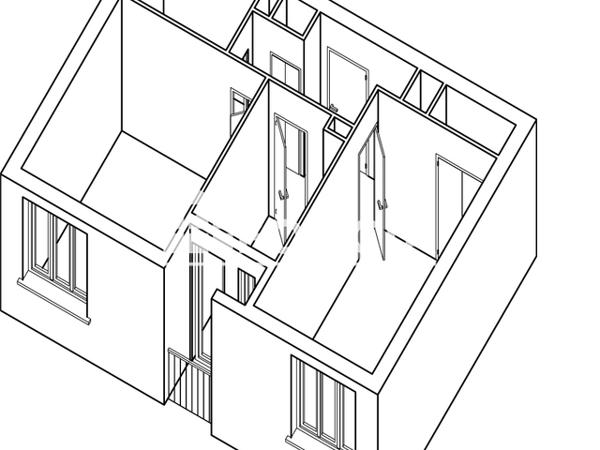Location Appartement 2 pièces 41.33 m² - 9 CHEMIN MENEY Grenoble 38100
