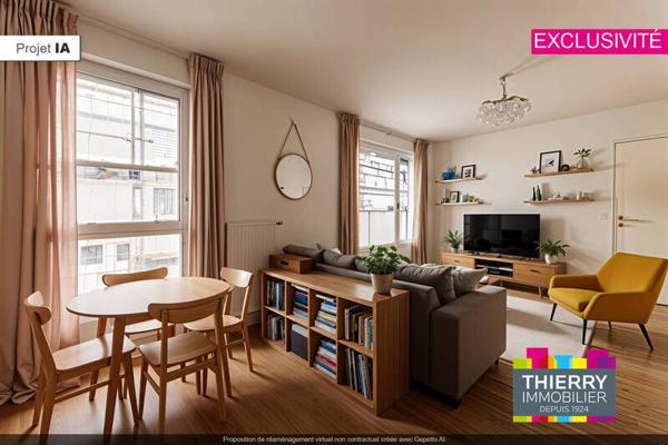 Appartement 2 pièces - 44100 Nantes -  Procé - Monselet