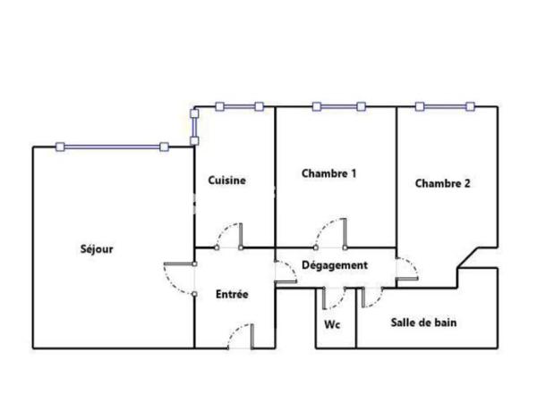 Appartement
         3 pièces
        - 60 m² Exclusivité 450 000 € *