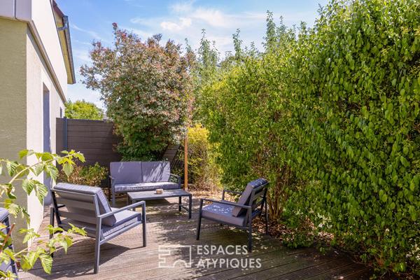 Appartement type loft d’architecte avec jardin plein sud