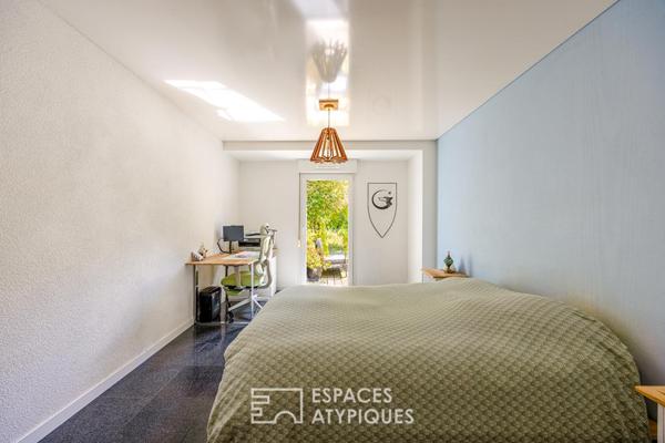 Appartement type loft d’architecte avec jardin plein sud