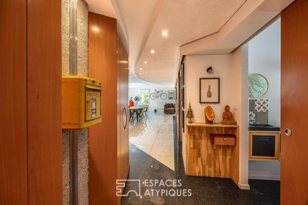 Appartement type loft d’architecte avec jardin plein sud