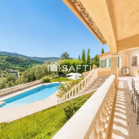 ELEGANCE PROVENCALE - VILLA de 203m2 avec PISCINE, GARAGE & VUE PANORAMIQUE