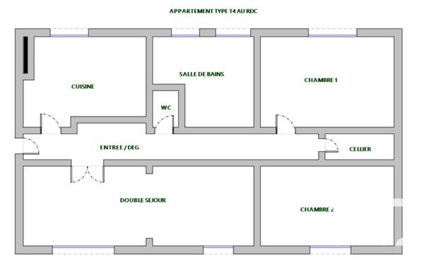 Appartement à vendre 4 pièces 67 m² Le Kremlin-Bicêtre