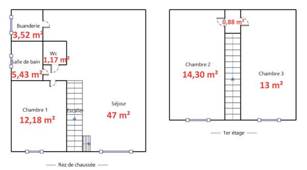 House for sale 4 rooms 98 m² Saint-Martin-la-Pallu