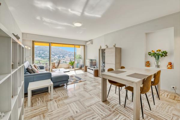 Le Cannet (06110) Bas Cannet – 3 pièces traversant avec ascenseur, deux terrasses, garage et cave