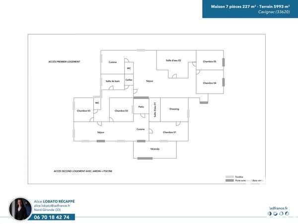 Maison à vendre 7 pièces 227 m² Cavignac