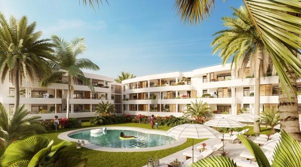 A VENDRE Appartement T2 en RDC à Sainte-Anne - Face Piscine