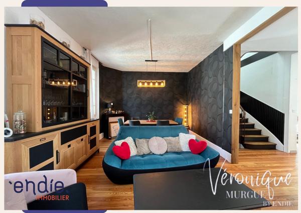 Demeure de caractère 130m2, 6 Chambres, dépendance et double garage en plein coeur de Moulins, endie immobilier, Veronique Murgue