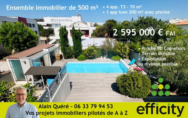 Immeuble
         18 pièces
        - 500 m² 2 595 000 € *