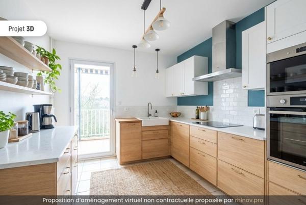 Appartement à vendre |                                       Tassin-la-Demi-Lune |                                        4 pièces  |  100 m²