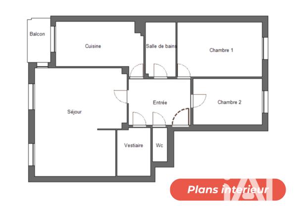 Appartement à vendre 3 pièces 82 m² Saint-Étienne