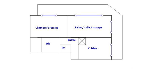 Appartement à vendre 2 pièces 49 m² Créteil