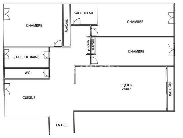 Appartement 4 pièces - 96 m²