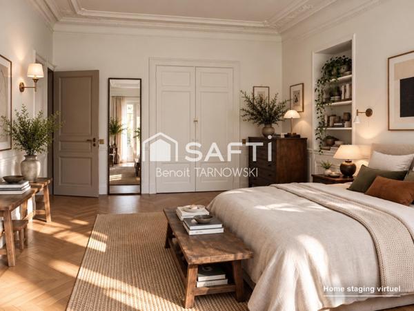 PARIS XVIe  – APPARTEMENT DE 113 m² – 2 PARKINGS