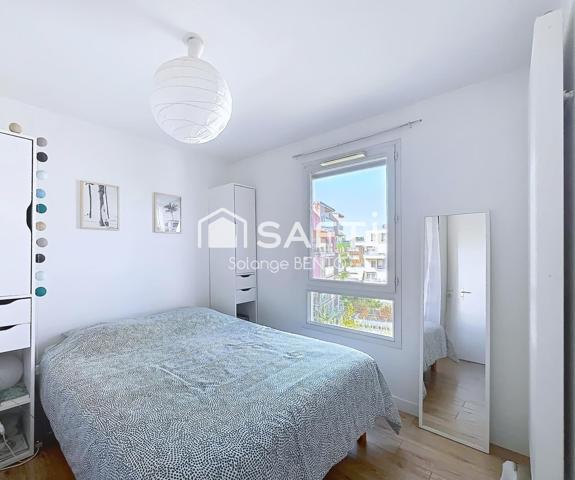 Appartement 3 pièces de 58 m² avec balcon et parking