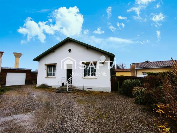 Maison individuelle T3 avec jardin et garage