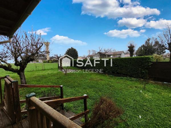 Maison individuelle T3 avec jardin et garage