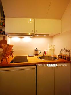 Studio meublé avec jardin et veranda 29m métro Abbesses