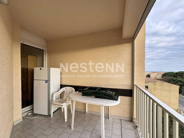 Vue mer panoramique pour cet appartement en rez-de-chaussée