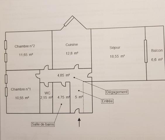 Appartement à vendre 3 pièces SCHIRMECK (67)
