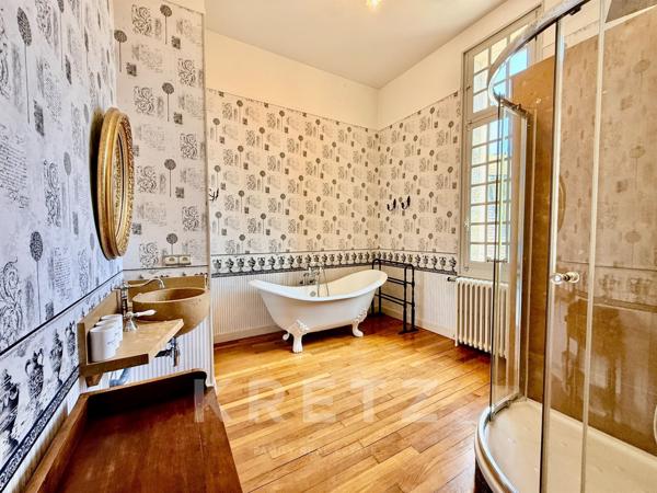 Château du XVIIe IMH parc de 1.16ha - Côte de Nacre - plage à pied