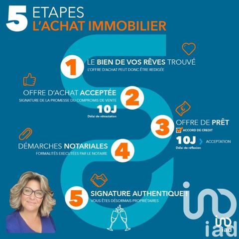 Maison de village 1 pièce de 43 m² à Cormery (37320)