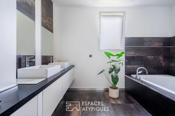 Maison contemporaine avec jardin proche Villejuif