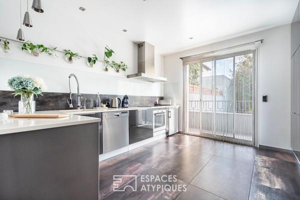 Maison contemporaine avec jardin proche Villejuif