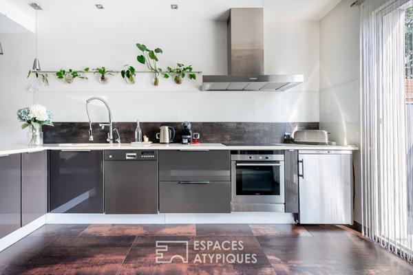 Maison contemporaine avec jardin proche Villejuif