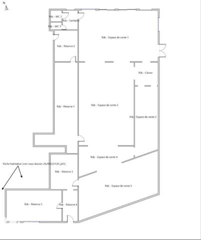Ensemble immobilier local commercial et habitation
