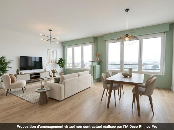 Appartement 3 pièces - 70 m² Exclusivité efficity
