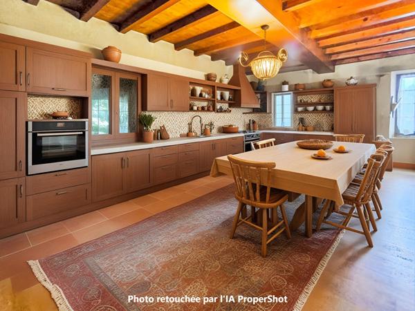 Maison en pierre 221m², 4 chambres, piscine, proche Catus, terrain 6ha.