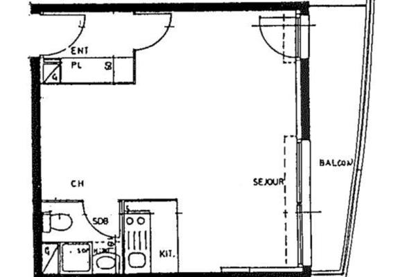 Louer appartement 1 pièce de 32 m²