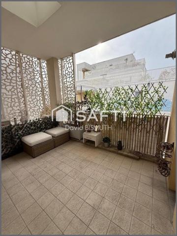 Appartement 3 pièces 2 chambres de 60 m2 Terrasse de 10 m2 Dernière étage DPE "C"