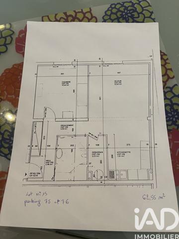 Appartement à vendre 3 pièces 63 m² Kanfen