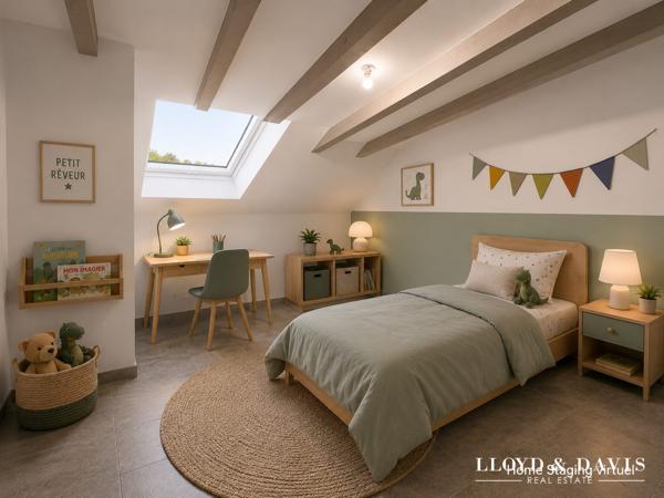 Maison de village rénovée avec vue sur les monts d’Ardèche