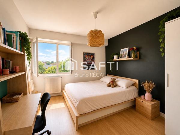Appartement 4 pièces Cauderan Primerose refait à neuf