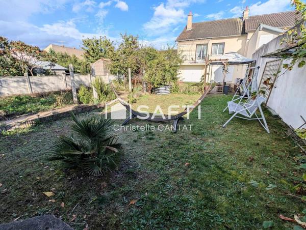 Maison avec 2 logements F5 et F3. Terrain.